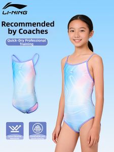Li-Ning | Bộ Đồ Bơi Dành Cho Học Sinh Gái Kiểu Một Mảnh Hình Tam Giác