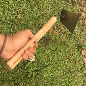 Sabit baja super tajam alat berkebun isi 3-wangkil mini gagang kayu-Stik asah pisau dan arit-promo alat dapur dan berkebun