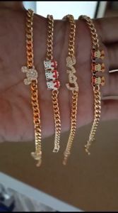 gelang rantai karakter terbaru anti karat dan anti luntur fashion anak perempuan titanium