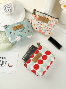 Mini Waterproof Coin Purse Womens Student Cute Small Lipstick Bag Zipper Coin Bag Card Holder Compact Portable Money Pouch