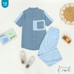 SETELAN BAJU MUSLIM ANAK LAKI-LAKI BY NUBINTANG - BAJU KOKO ANAK COWOK - SARIMBIT KELUARGA TERMURAH BRANDED