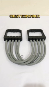 Chest Expander Rubber Gym Fitnes Pull Tools Elasticity Alat Latihan Otot Dada