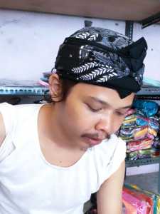 Blangkon katun Halus