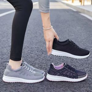 Best Sellers Women Korean Style Comfort Sports Sneakers Lightweight Breathable Casual Jogging Shoes Black Rubber Shoes For Women