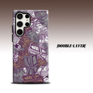 BILIBILI | Money Print For Samsung Galaxy S26 S25 S24 A56 A36 Dual Layer Luxury Fashion Full Lens Protective Case