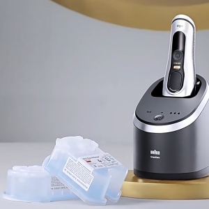 [Braun electric shaver cleaning liquid] CCR2 CCR4 Series 3 5 7 8 9 Razor blade net cleaning fluid Clean and Renew