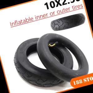 10 Inch Tire 10X2.50 Tyre with Tube for Dualtron KUGOO M4 PRO Electric Scooter Quad Speedway Zero 10X
