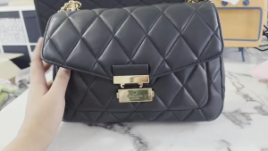 กระเป๋าสะพายผู้หญิงหรูหรา ดีไซน์เรียบหรู วัสดุโพลีเอสเตอร์ สไตล์เกาหลี