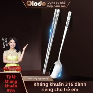 Olodo | Bộ Dụng Cụ Ăn Inox 316 Cho Bé Có Thể Mang Đi