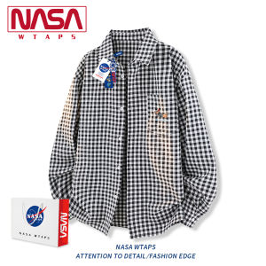 NASA WTAPS | Sun Protection Blue Plaid Retro Shirt