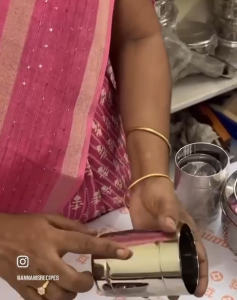 Stainless Steel Rice Measuring Padi Uzhakku Tool for Grains & Nira Accurate & Durable Cooking & Baking Essential