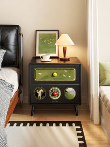 MR ART | Vintage French Style Wooden Bedside Table