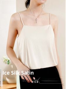 MiiOW | Fashion One-Shoulder Bralette with Padded Cups and Satin Fabric for Womens Blouse