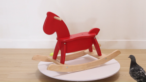 Ngựa gỗ bập bênh FUNNY - PHUDONGTOYS - Đồ chơi gỗ an toàn trẻ em 1-3 tuổi