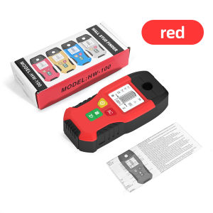 GAQQEE | HW-100 7 in 1 Multifunction Stud Locator Wall Scanner for Wood Stud Metal Live Wires Detection LCD Screen Automatic Calibration