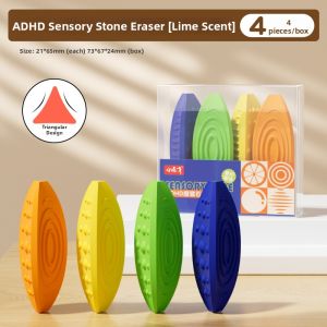 XIAOGUAICAI | Sensory Stress Relief Eraser Lime Scent Focus ADHD Student Special