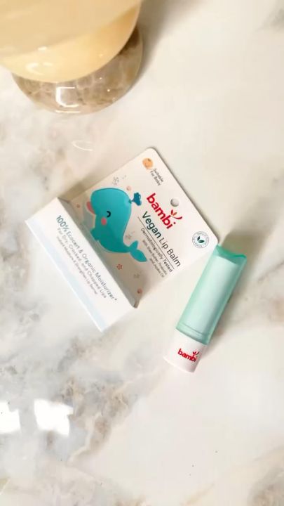 BAMBI VEGAN LIP BALM 4G | LIP BALM BABY |