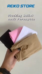 Stocking Balet Anak & Balerina Ballerina Putih Pink
