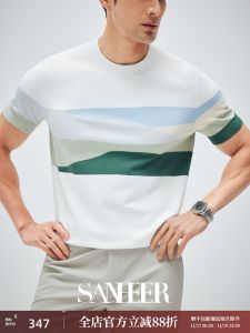 เสื้อยืดคอกลมแขนสั้นผ้าไหมน้ำแข็ง ทรงหลวม ระบายอากาศได้ดี ใส่สบาย สำหรับผู้ชาย ฤดูร้อน 2025 จีนแผ่นดินใหญ่