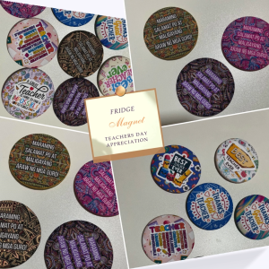 58mm Ref Magnet Teachers Day Gift Appreciation Souvenir Customizable - Backing & Packaging included