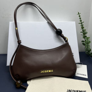 Adjustable Beaded Crossbody Bag Fashionable French Bread Bag Single Shoulder Womens Bag Underarm Bag by Jacquemus