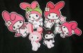 MY MELODY & KUROMI STICKERS. 