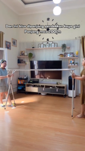 SUS-304 Jemuran Baju Stainless Steel 240cm Tahan Karat Jemuran Lipat Portable Pengering Pakaian