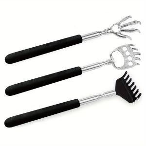 Stainless Steel Adjustable Back Scratcher - Retractable Claw for Portable Massage and Tickle Relief Happy Mothers Day Gifts