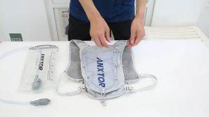 Balo chạy bộ Anxtor A01đựng được vest nước 2Lbình nước mềm 450mlđiện thoạigelmuối