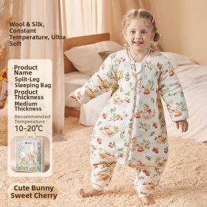 MIANQIXIONG | All Seasons Temperature Regulated Leg Separated Baby Sleeping Bag