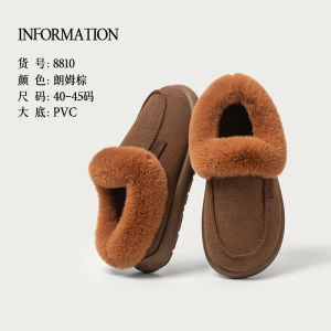 Dép Cotton Có Gót Bao Kín Cho Nam Và Nữ Có Thể Tháo Rời Dùng Trong Nhà Mùa Thu Đông Ấm Áp Kháng Khuẩn Dép Cotton Ngoài Trời