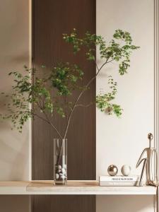 Indoor Living Room Table Decorative Fake Flower Branch Artificial Green Plant Chicken Claw Maple Artistic Home Decoration