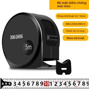 Thước Dây Thép Chịu Lực Cao Cho Công Trường Xây Dựng - 5m/7.5m/10m Chất Liệu Dày Dặn Cứng Cáp Bền Bỉ Có Lớp Phủ Huỳnh Quang Dùng Được Cho Nghề Mộc