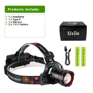 700000000LM High Power LED Headlamp Long Shot 5500M Rechargeable 18650 Headlight Ultra Bright Head Torch Camping Fishing Lantern