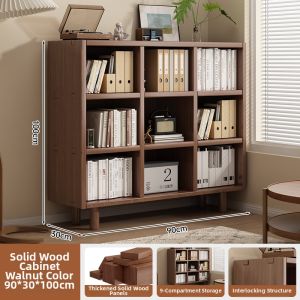 OYIla | Storage Shelf Bookshelf Walnut