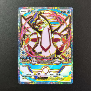 Keeppley | DIY TCG Pocket English Deluxe Pack ex A4b Lillie Charizard Solgaleo Palkia Mewtwo Mew Eevee Lugia Lunala Arceus Game Card Toy