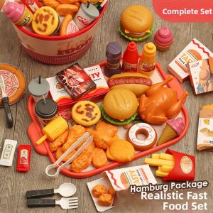 JIFANPAUL | Role Play Toys for Boys and Girls - French Fries Hamburger Car Tent and Small House