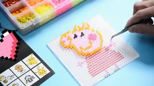 3D Fusion Beads DIY Kit - 24 Colors with 12000 Beads & Tools Create Magic Keychains 3D Toys & Gifts for Kids