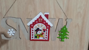 GANTUNGAN NATAL MOTIF TULISAN-HIASAN NATAL DEKORASI NATAL HSN-17