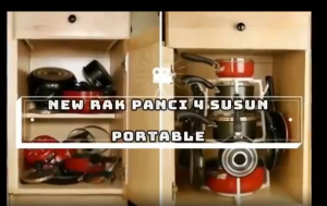 Organizer Dapur Multifungsi Warna-Warni dengan Tutup - Penyimpanan Serbaguna