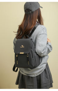 TANFAN | Stylish Versatile Soft Leather Big Capacity Lightweight Travel Backpack