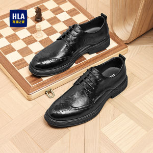 HLA | Elevated Mens Leather Derby Shoes