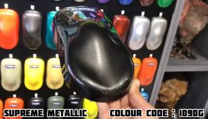 2K Paint  AIKKA 1090G Metallic Dark Grey  SUPREME PEARLIZED METALLIC Color Car Motor DIY Aerosol Spray Cat Kereta