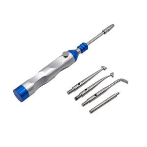 Dental Automatic/ Manual Teeth Crown Remover Adjustable 4 Shifts Crown Remover Stainless Steel Lab Teeth Restoration Tool