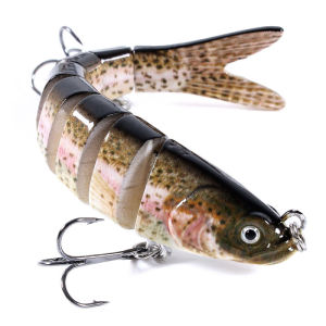 10-Color Multi-Section Hard Fishing Lure Bait Sinking Long Casting Fake Bait for Anglers Multi-Section Fishing Gear