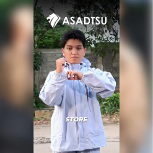 ASADTSU Jas Hujan Ransel Turtle Pack Setelan Dewasa Pria Wanita