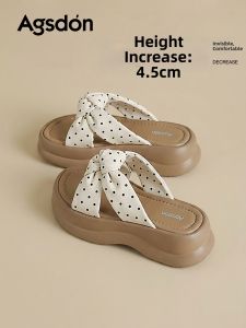 Agsdon | Thick Sole Height-Increasing Flip Flops For Women