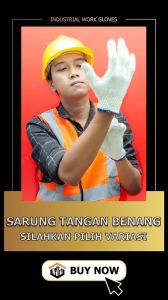 SARUNG TANGAN BANGUNAN PEKERJAAN PELINDUNG TANGAN/ TEBAL PERTUKANGAN BINTIK ANTI SLIP LICIN MURAH MULTIFUNGSI