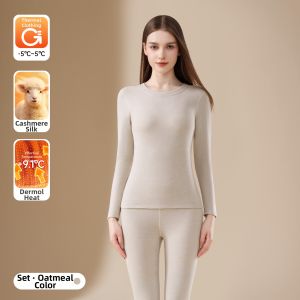 Baisina | Thermal Underwear Warmth Retention Slim Fit Seamless Heat-Generating Set
