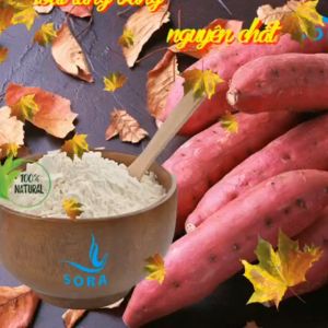 Sora Bột khoai lang vàng nguyên chất (chiết lẻ từ bao 25kg)
